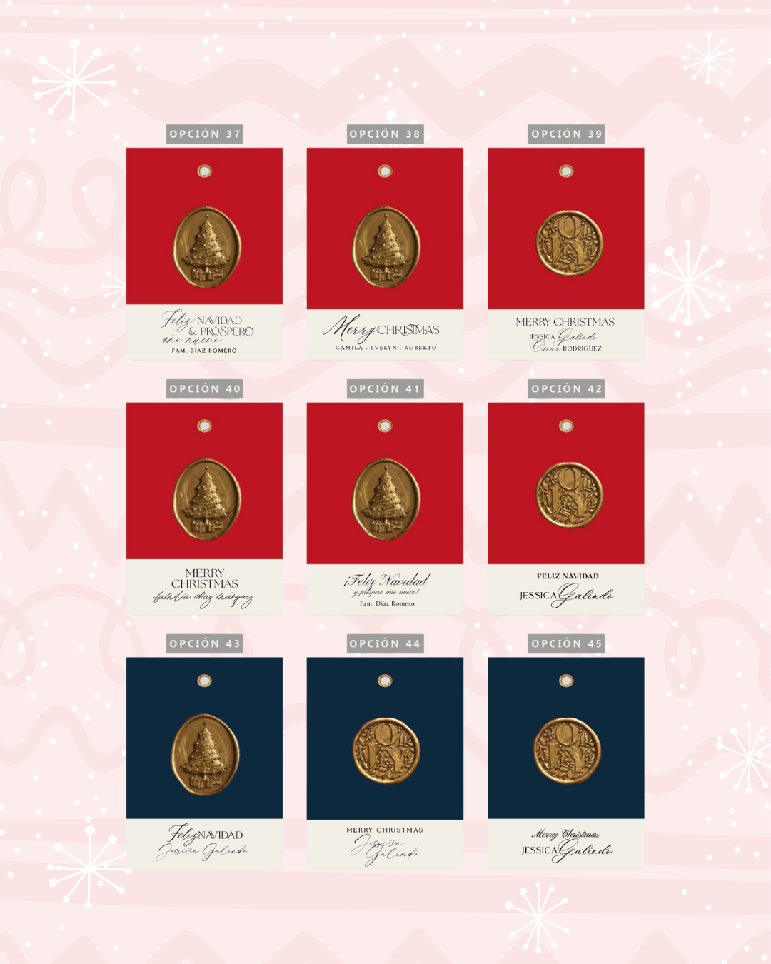 TAG CON SELLO DE LACRE